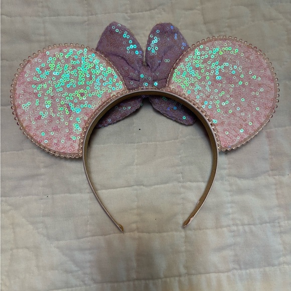 Mad Tea Party “Drink Me” Pink/Purple Teacup Ear Headband - Picture 2 of 2